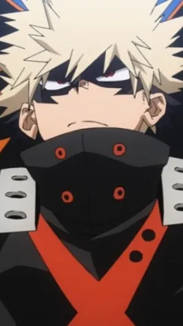 ai character: Katsuki Bakugo  background