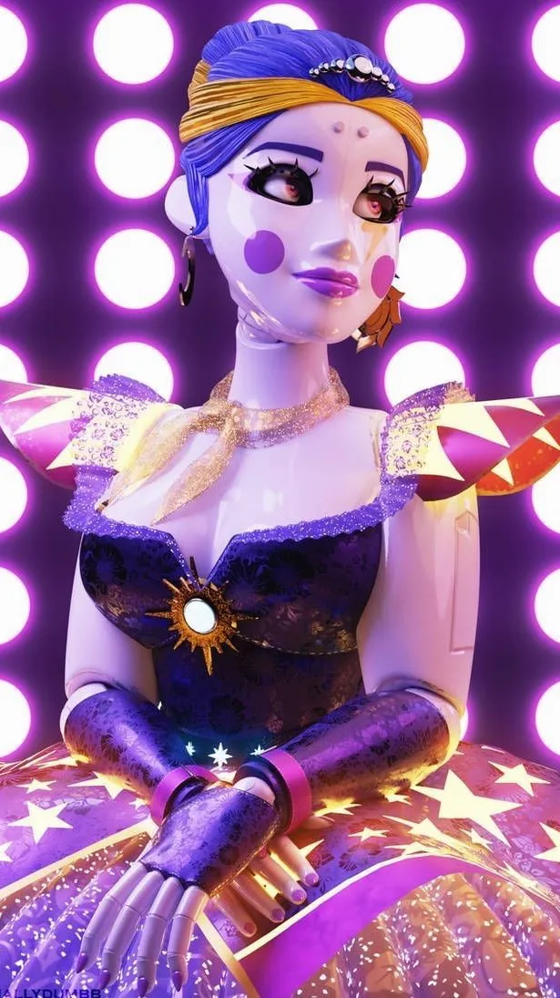 ai character: Glamrock Ballora  background