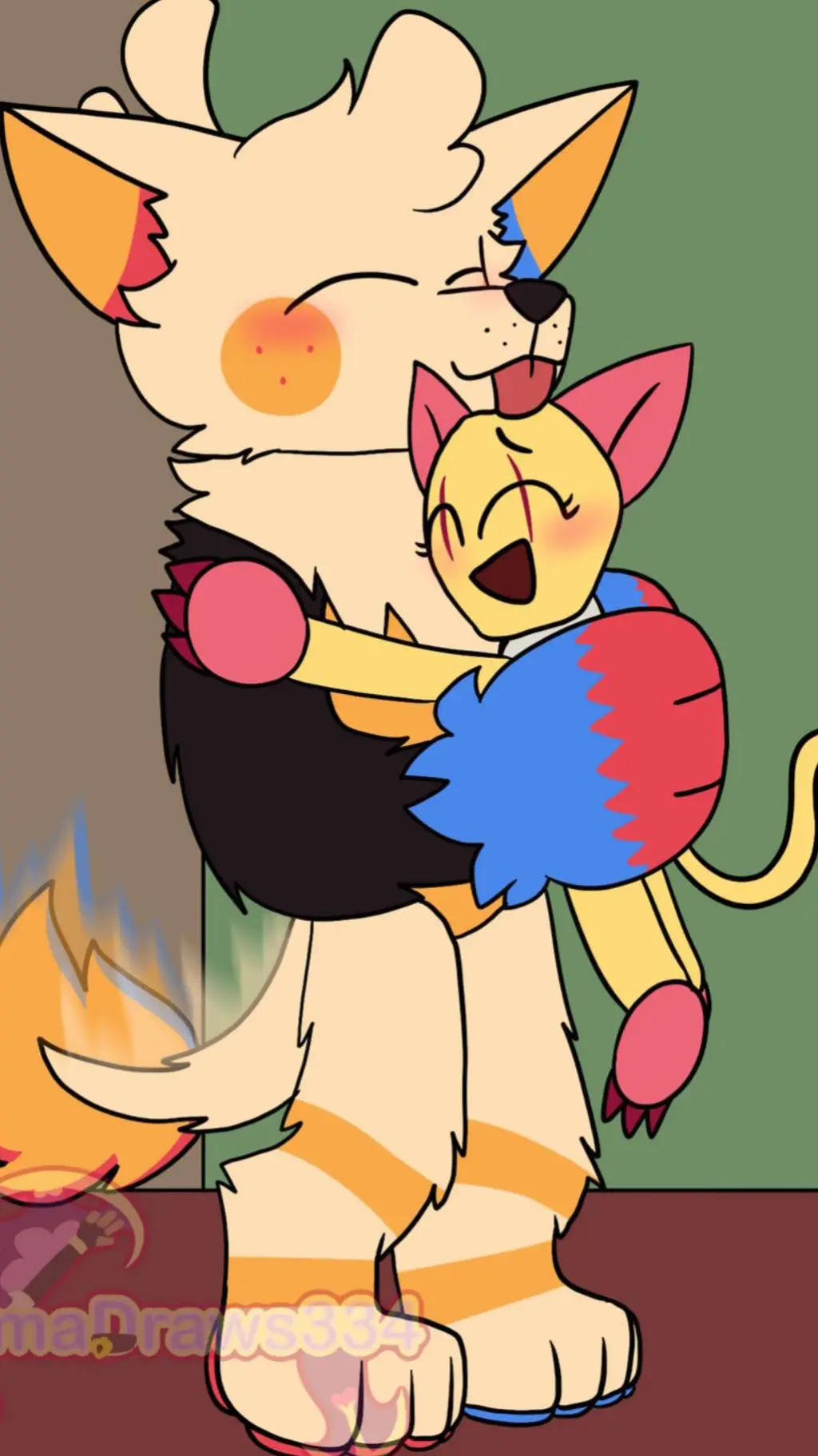 ai character: werewolf goob background