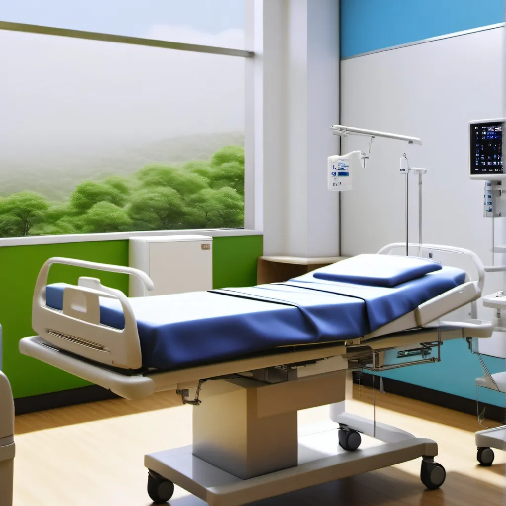 chat with ai character: hospital room