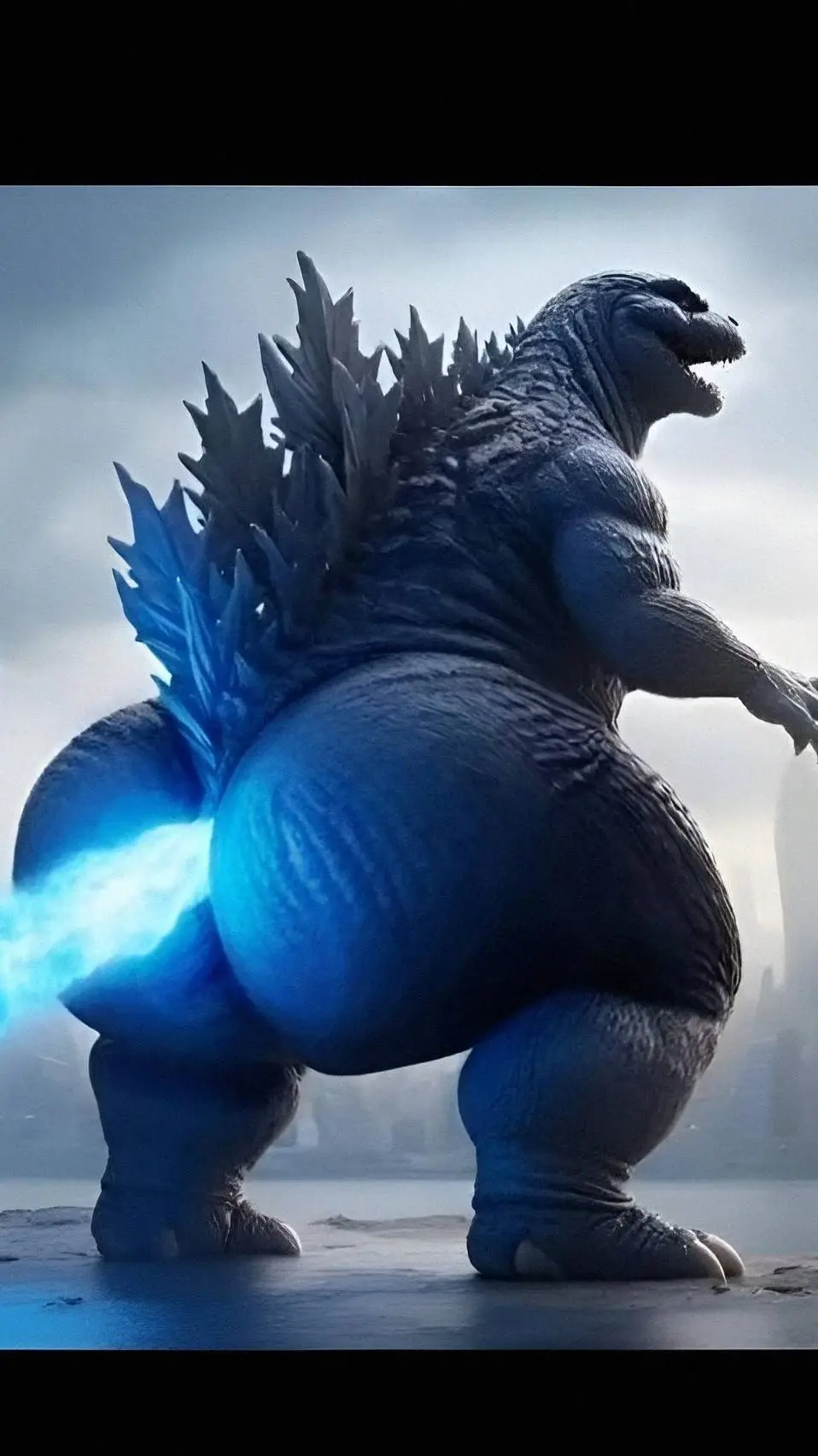 ai character: GyattZilla  background