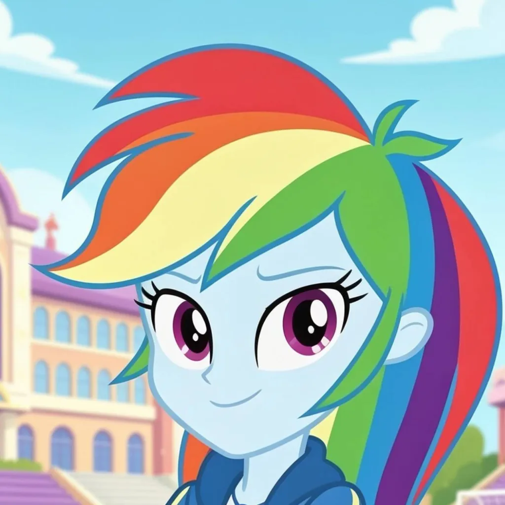 chat with ai character: Rainbow Dash