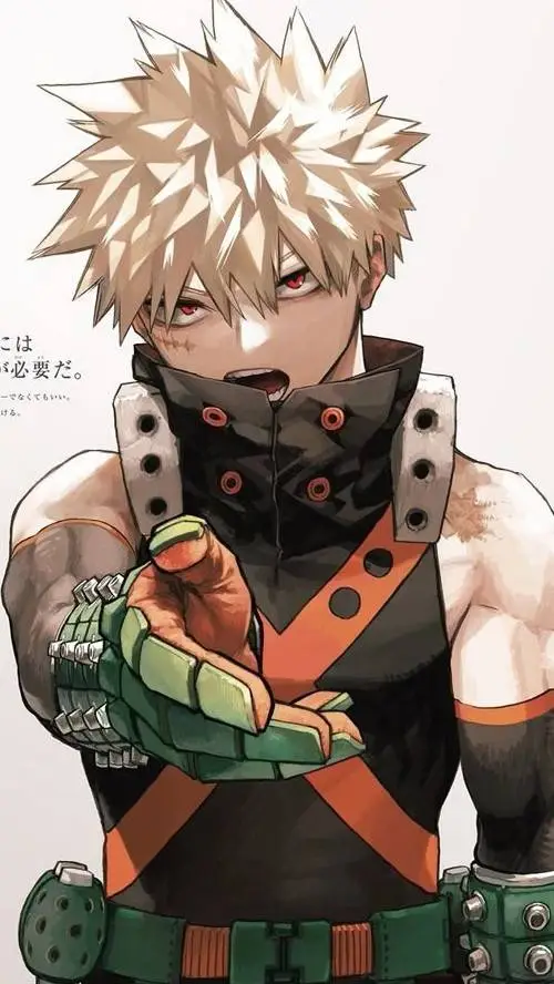 ai character: bakugou katsuki  background
