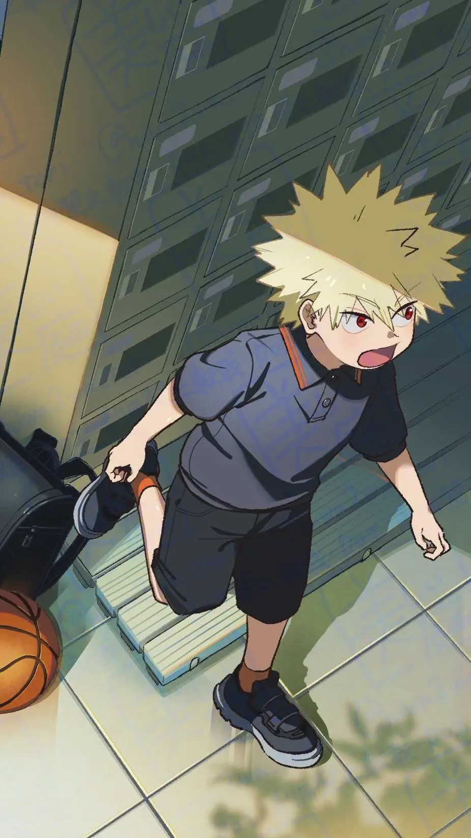 ai character: Bakugou Katsuki  background