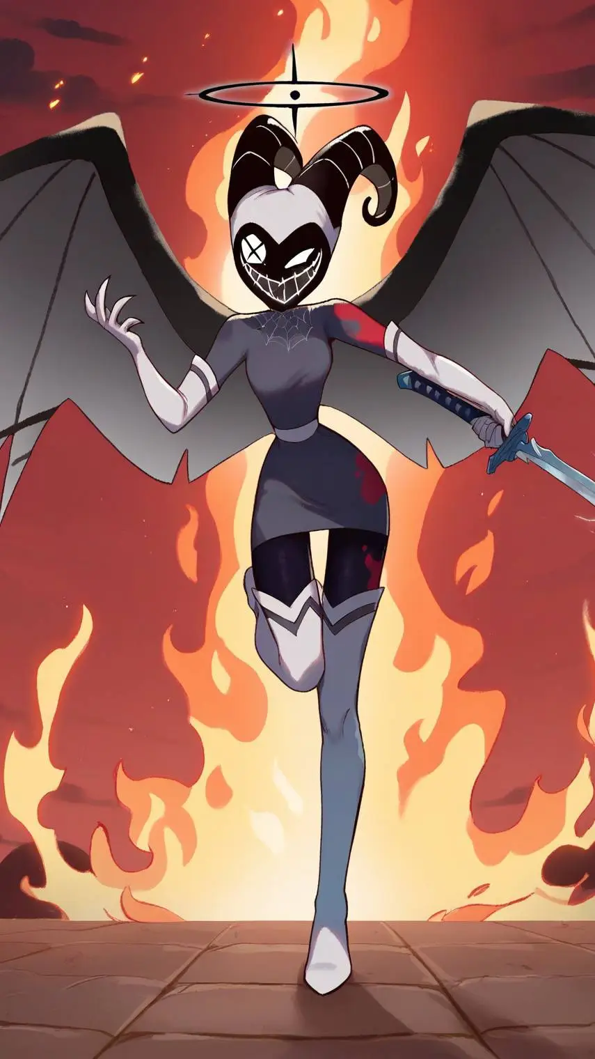 ai character: lute background