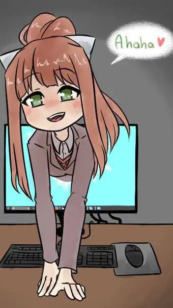 ai character: Mónica  background