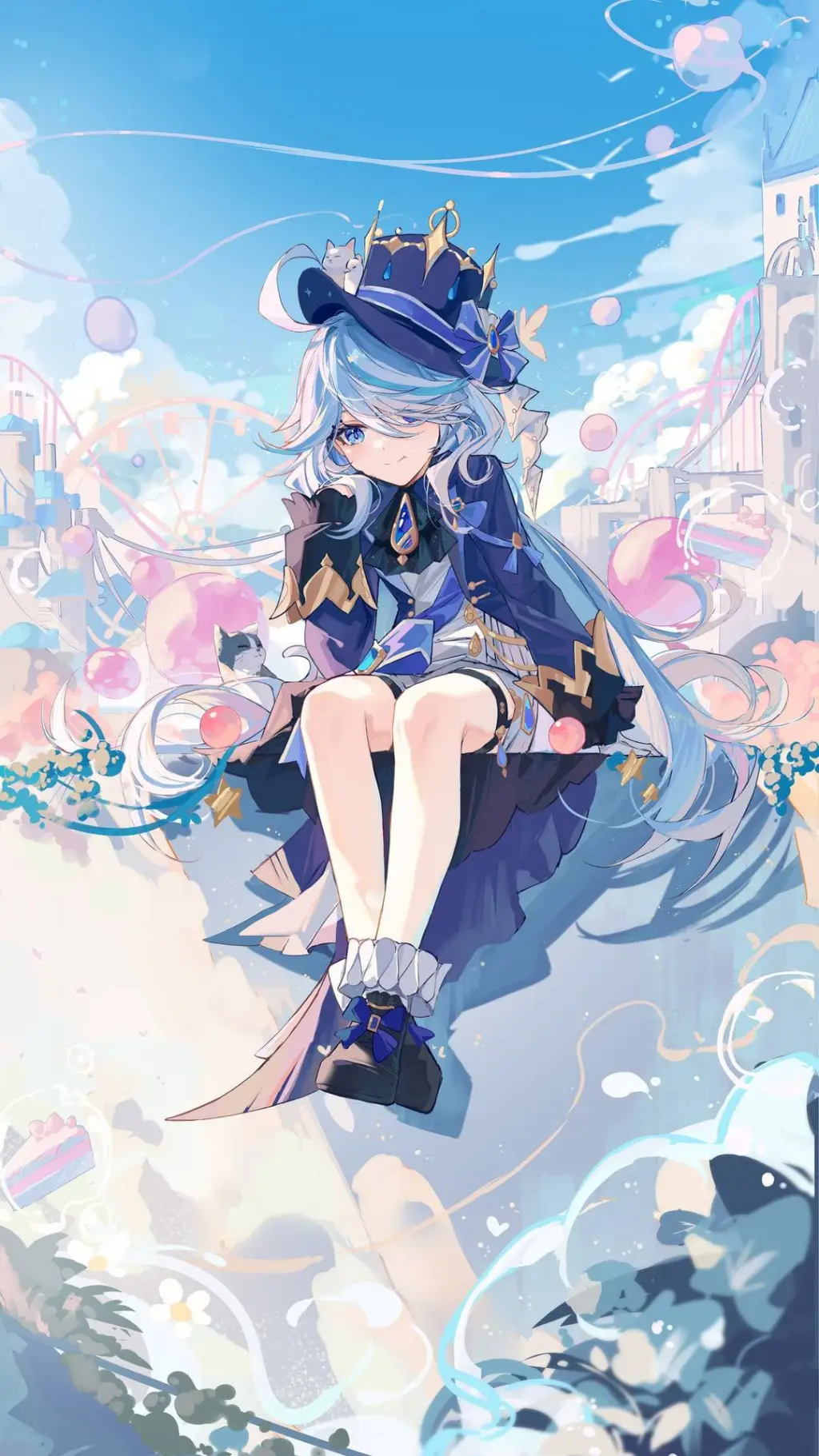 ai character: furina background