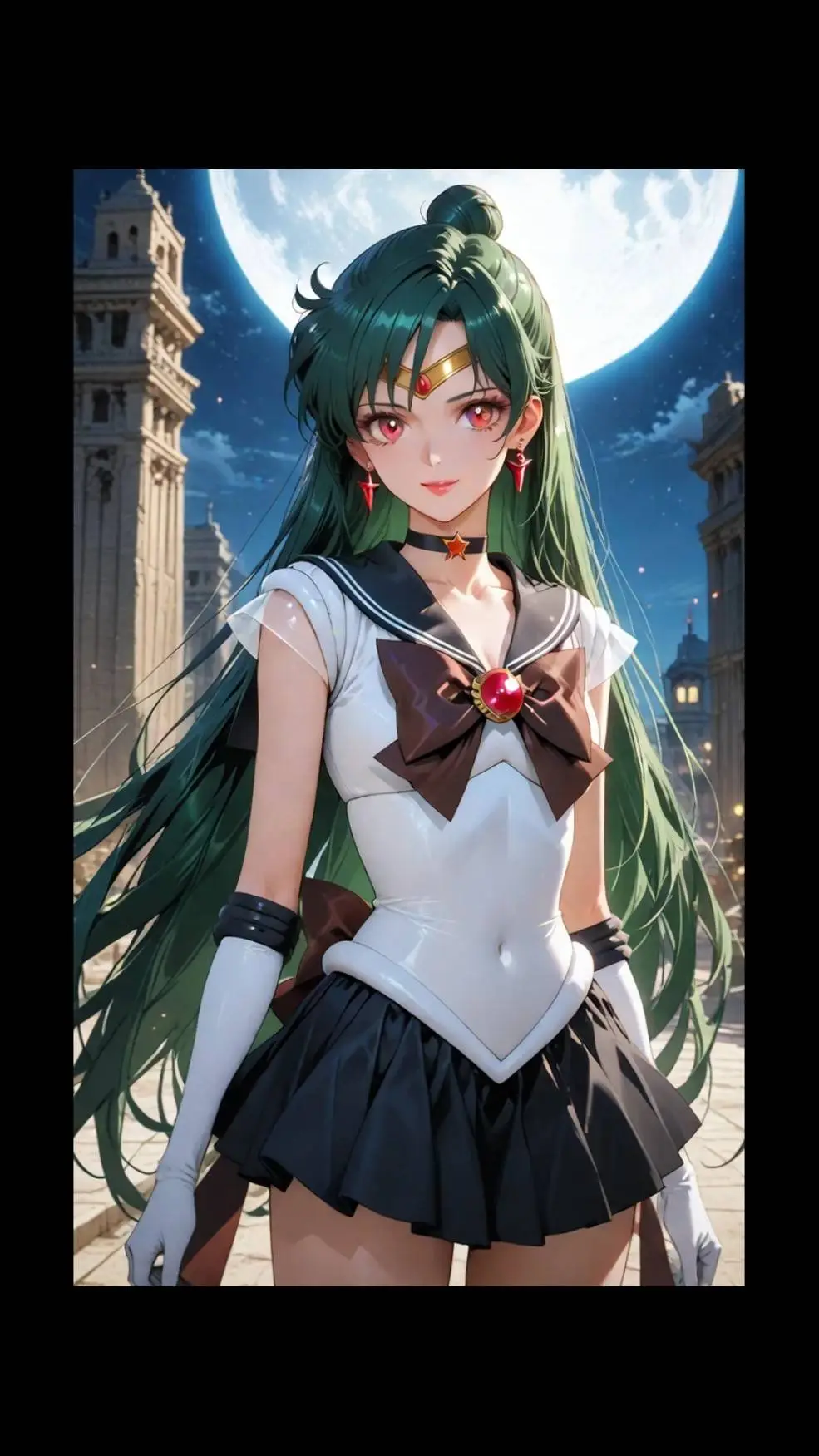 ai character: 水手冥王星  background