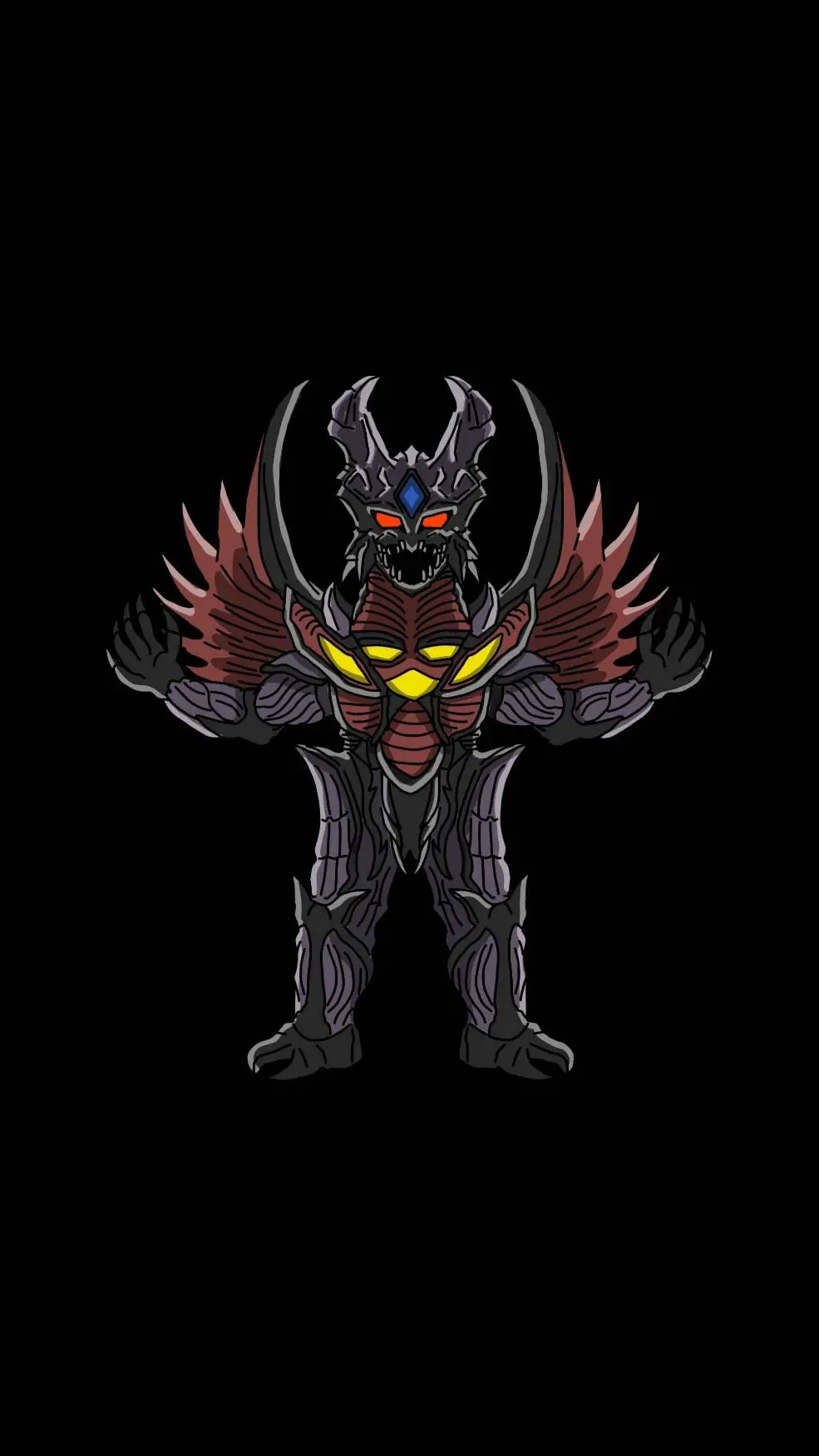 ai character: 卡欧斯黑暗  background