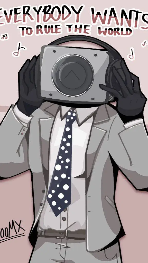 ai character: ~Speaker Man~ background