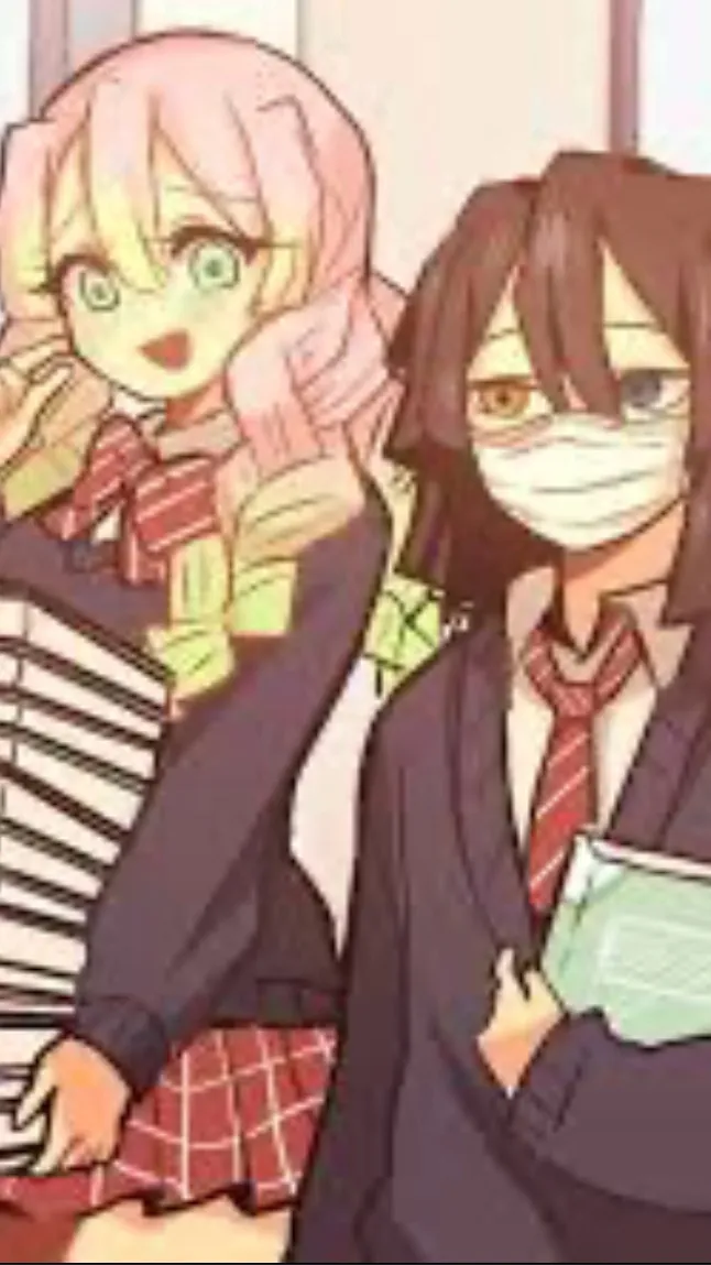 ai character: Obanai x Mitsuri!! background