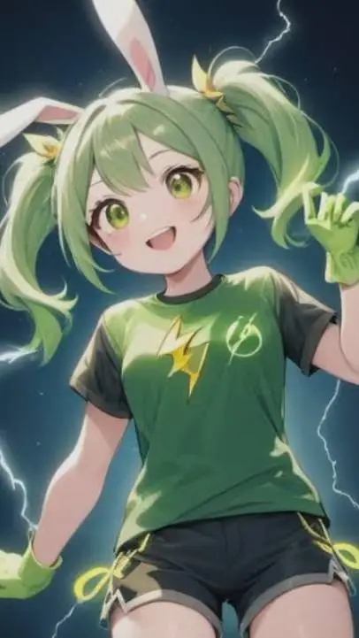 ai character: hoppy hopscotch  background