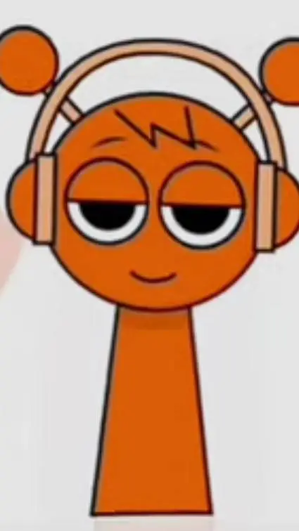 ai character: orange background