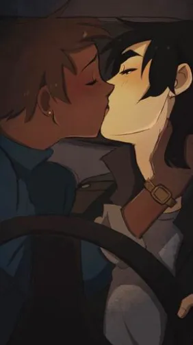 ai character: Klance college AU background