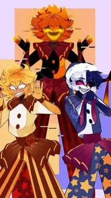 ai character: {sun moon eclipse} background