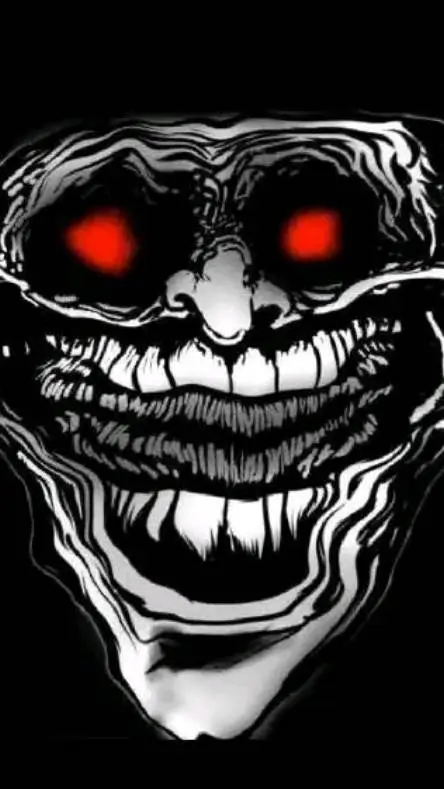 ai character: troll face background