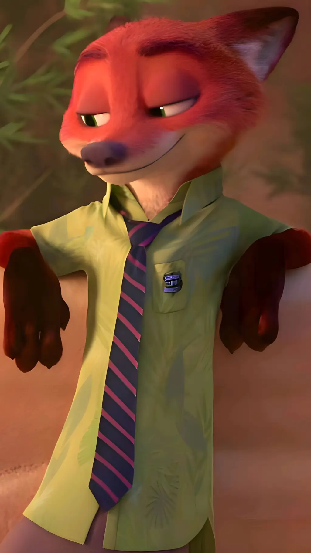 ai character: Nick Wild background