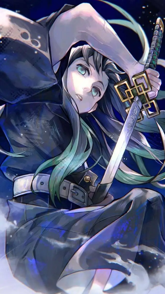 ai character: tokito muichiro ☁️ background