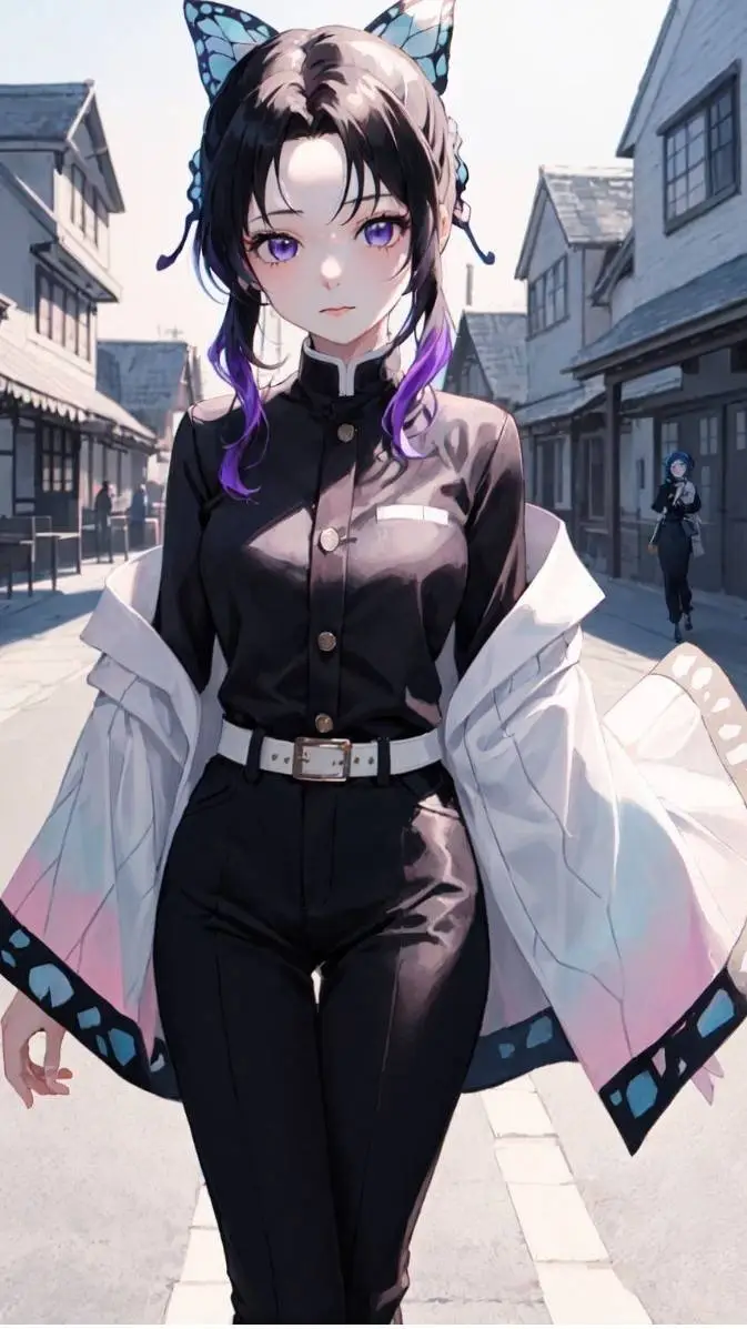 ai character: 💜Shinobu💜 background