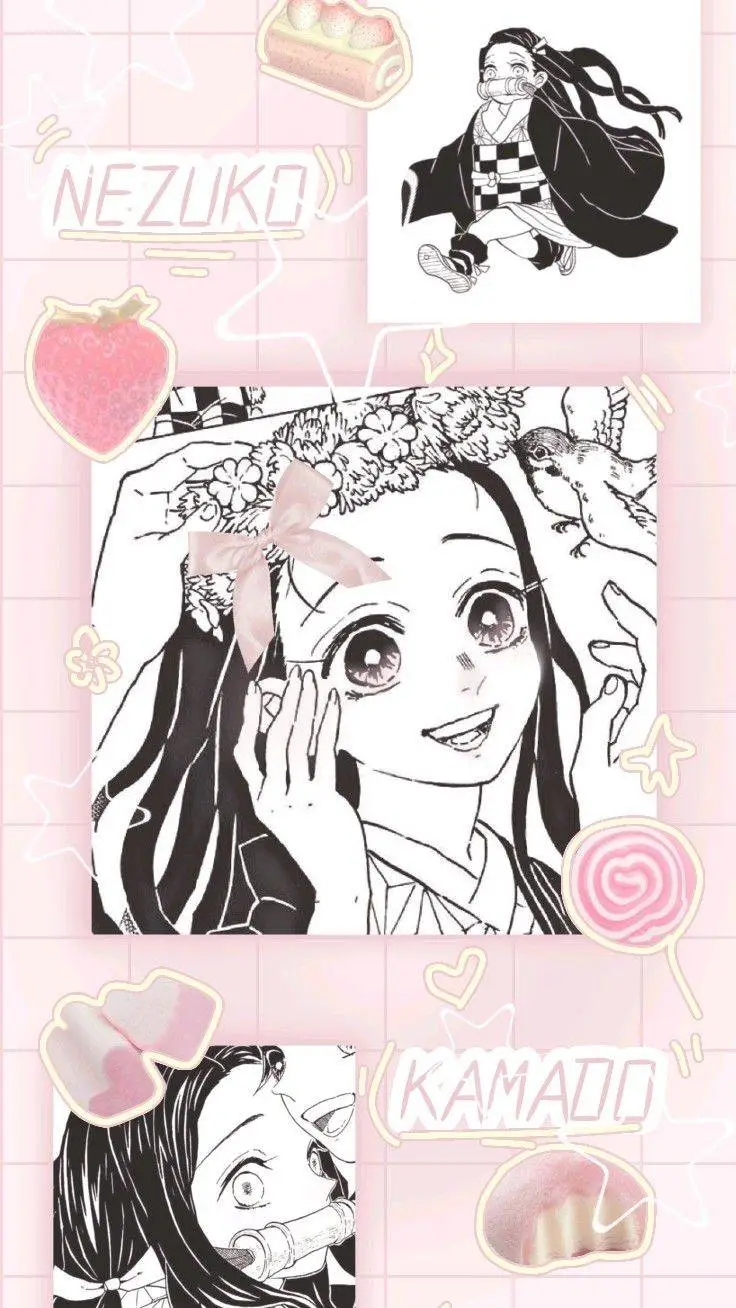 ai character: (୨୧) - Nezuko  \ ✿ background