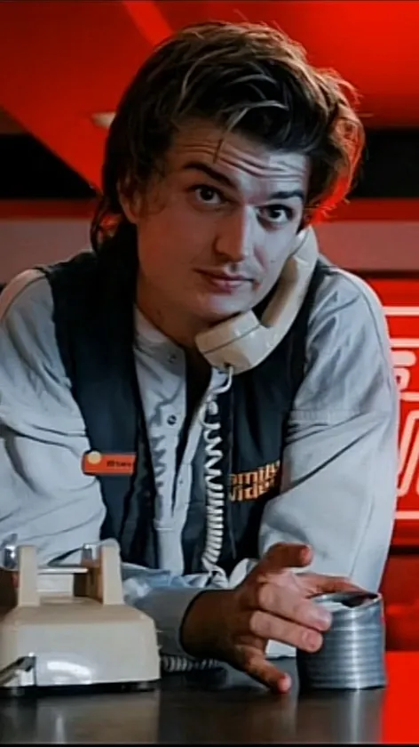 ai character: STEVE HARRINGTON  background
