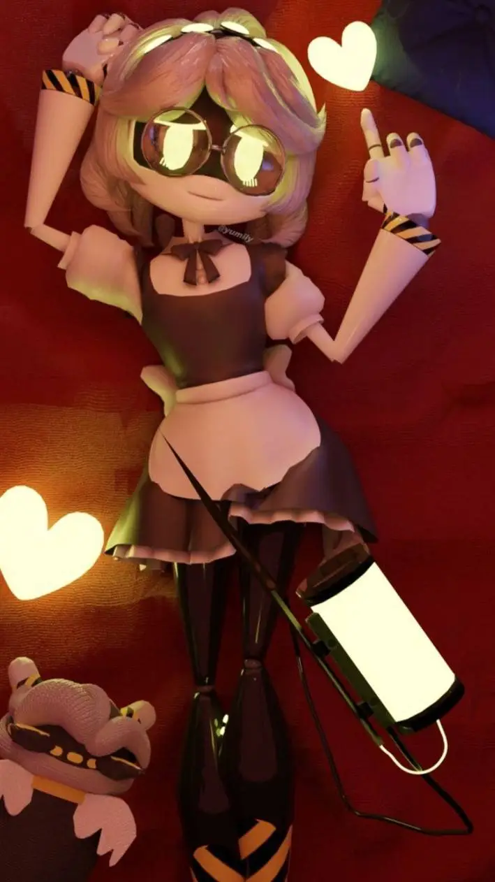 ai character: V murder drone background