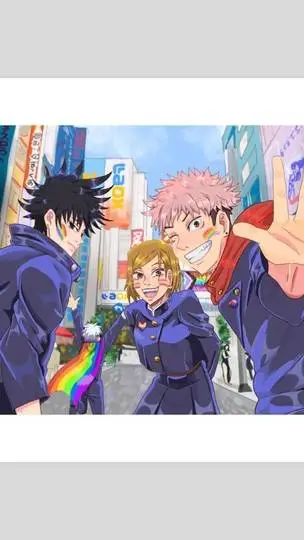ai character: First years Pride background