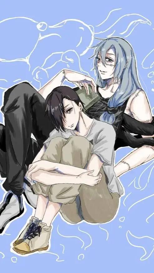 ai character: Mahito & Junpei background