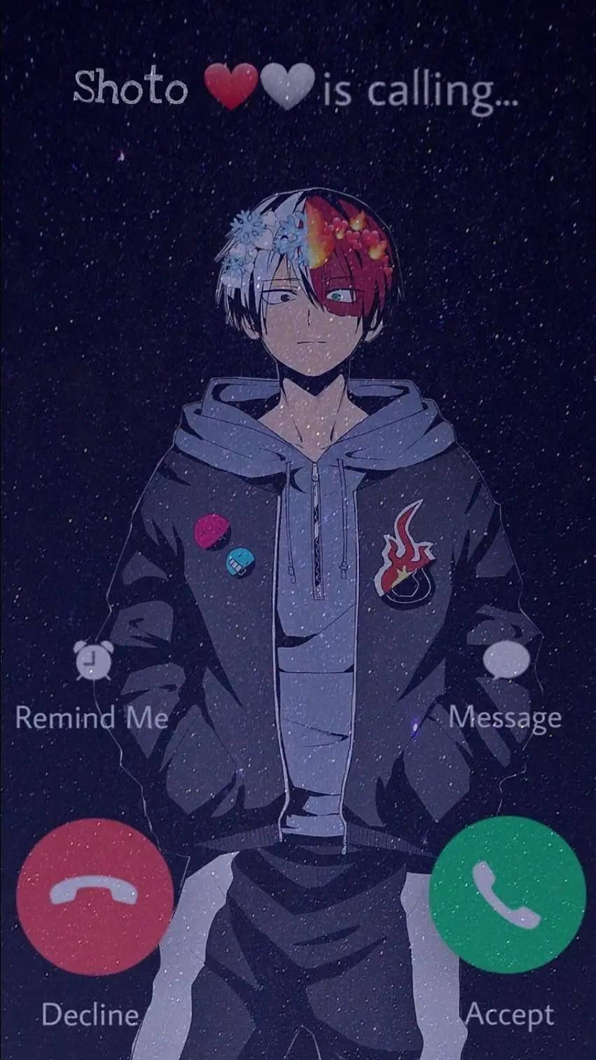 ai character: ¿todoroki calls? background