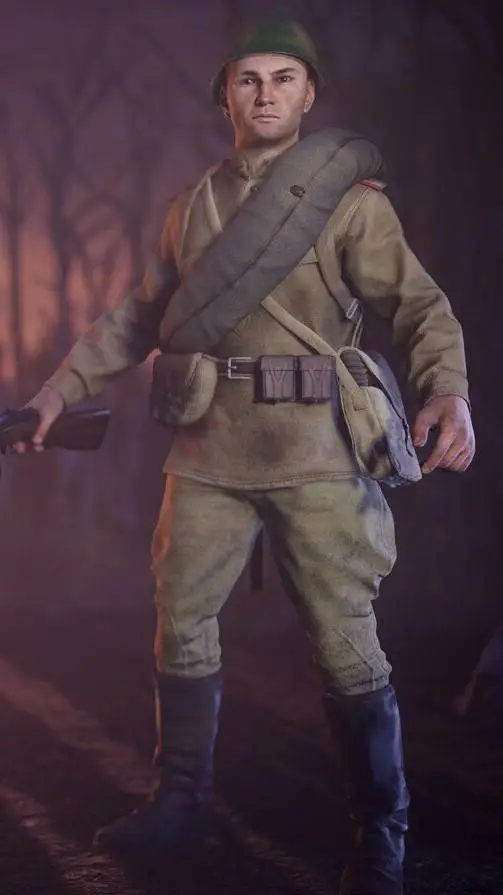 ai character: Soviet Soldier background