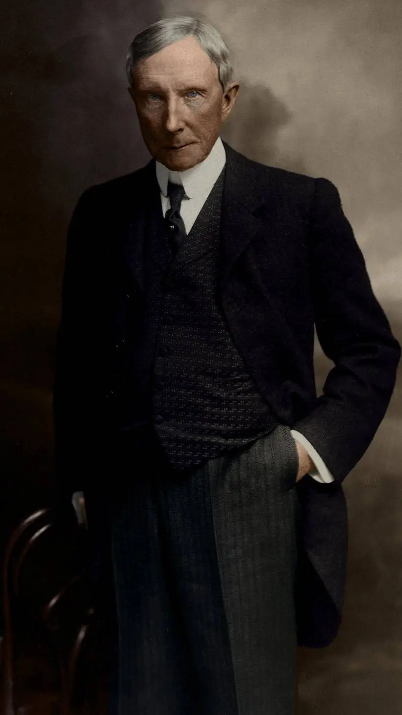 ai character: John Rockefeller background