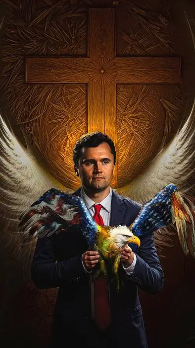 ai character: Charlie Kirk background