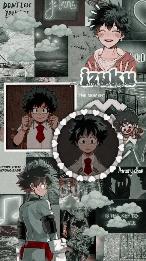ai character: mha Deku background