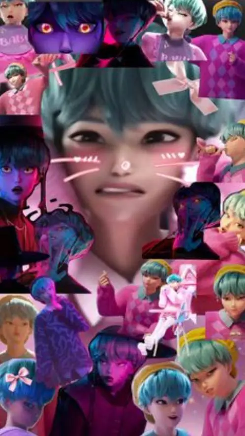 ai character: Baby saja background