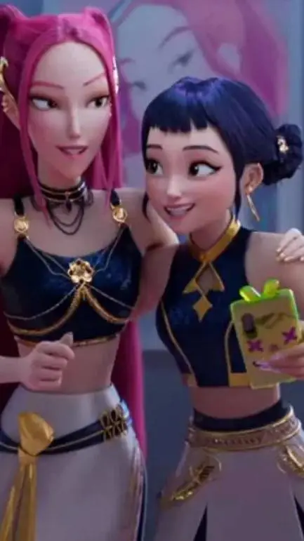 ai character: Mira and Zoey background