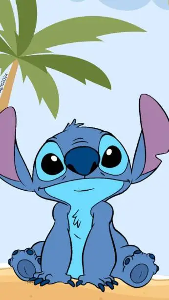 ai character: stitch background