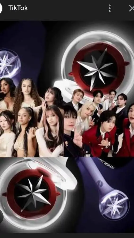 ai character: Katseye x Skz  background