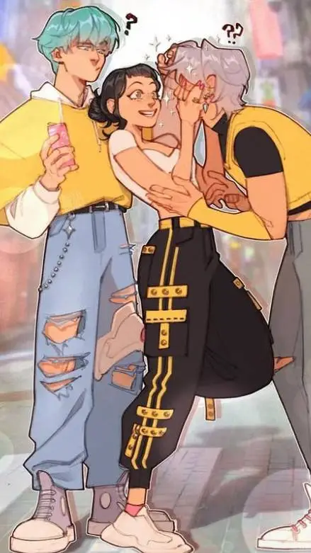 ai character: Zoeystery and Baby background