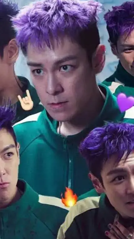 ai character: T.O.P🤘🏻💜 background