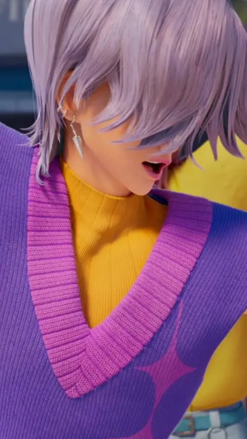 ai character: Mystery Saja💜 background