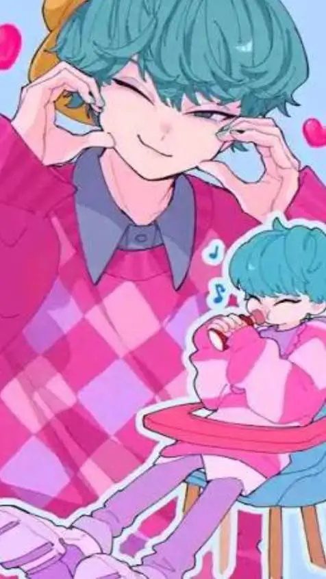 ai character: Baby saja background