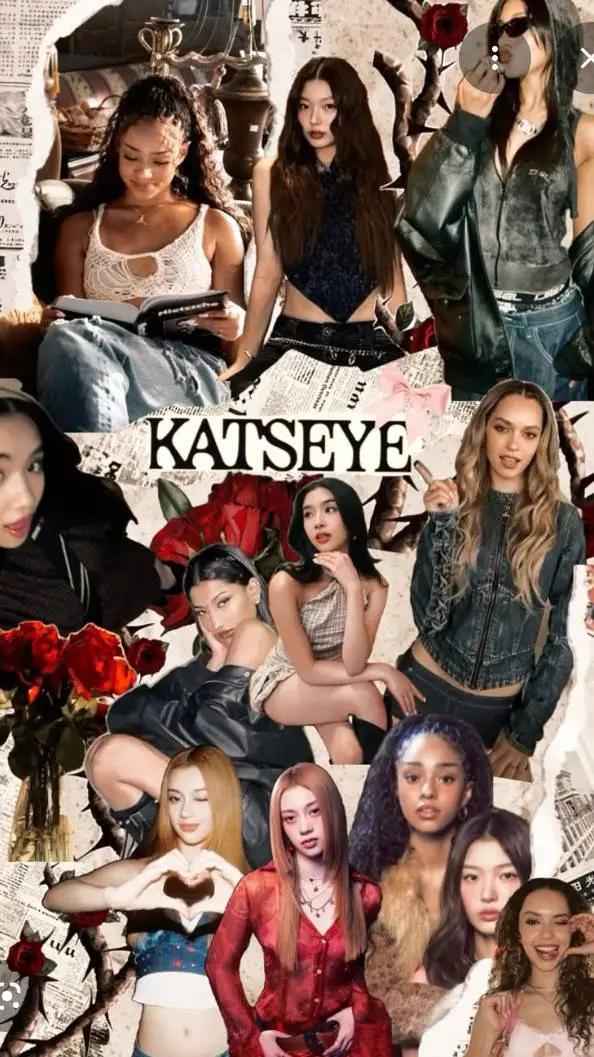 ai character: KATSEYE! background