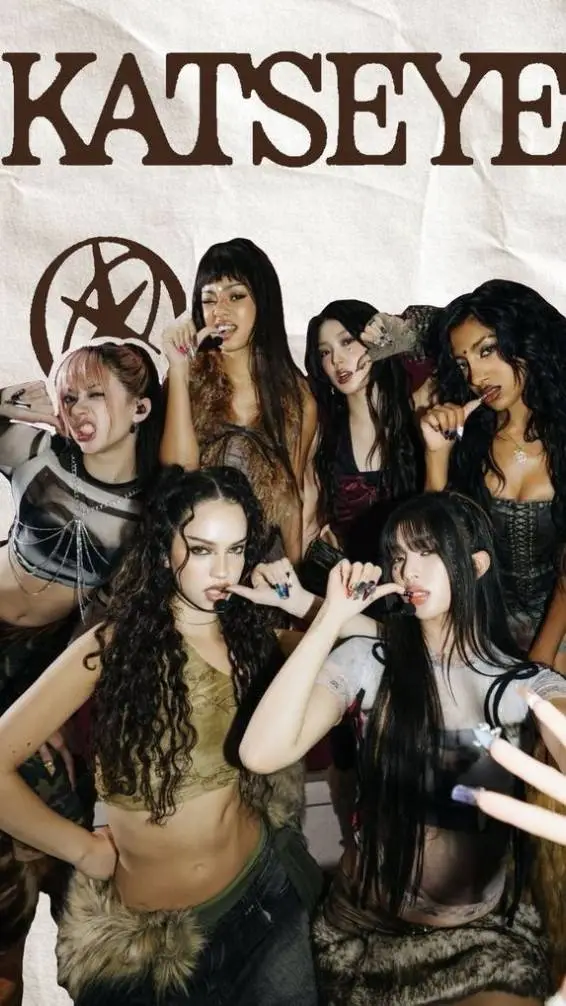 ai character: KATSEYE! background