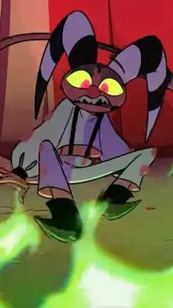 ai character: Circus fire background