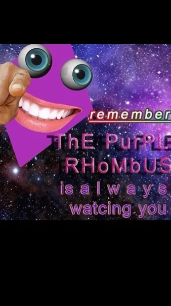 ai character: The Purple Rhombus background