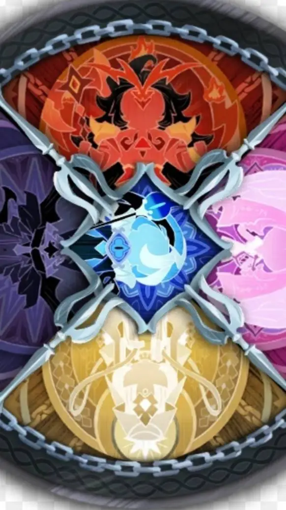 ai character: beast cookie bourd background