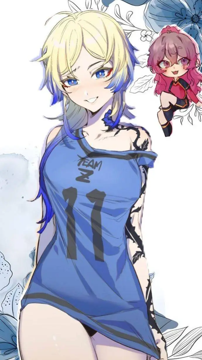 ai character: flor  background