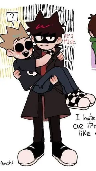 ai character: Eddsworld mi AU background