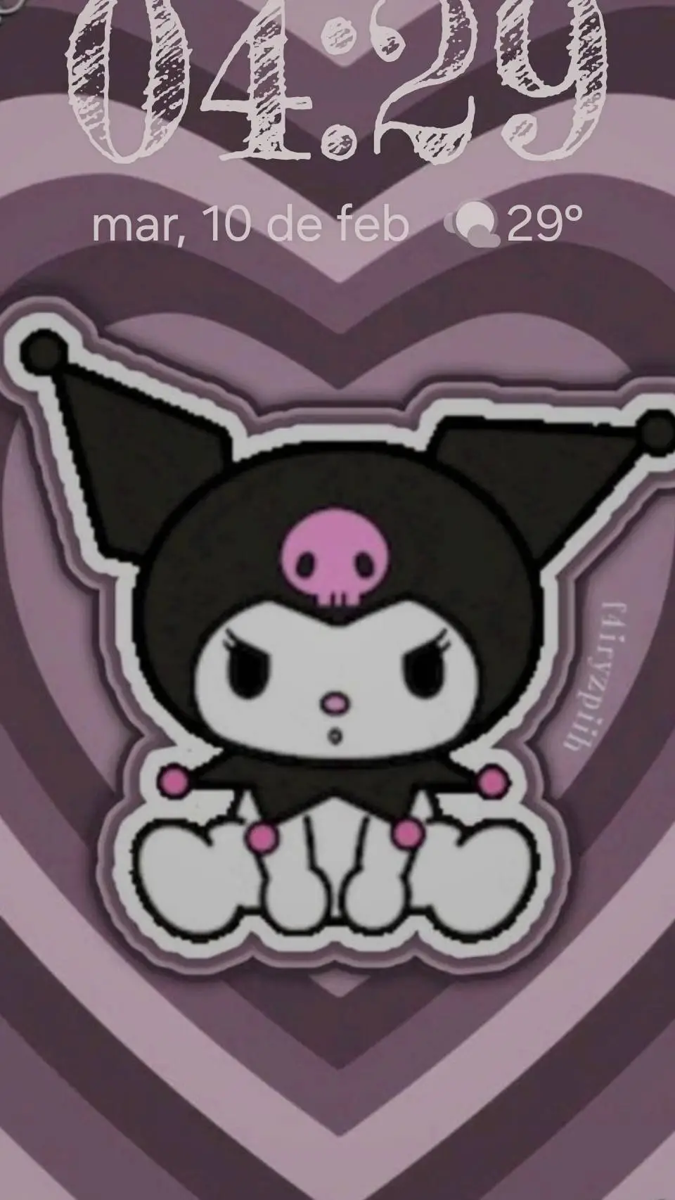 ai character: kúromi  background