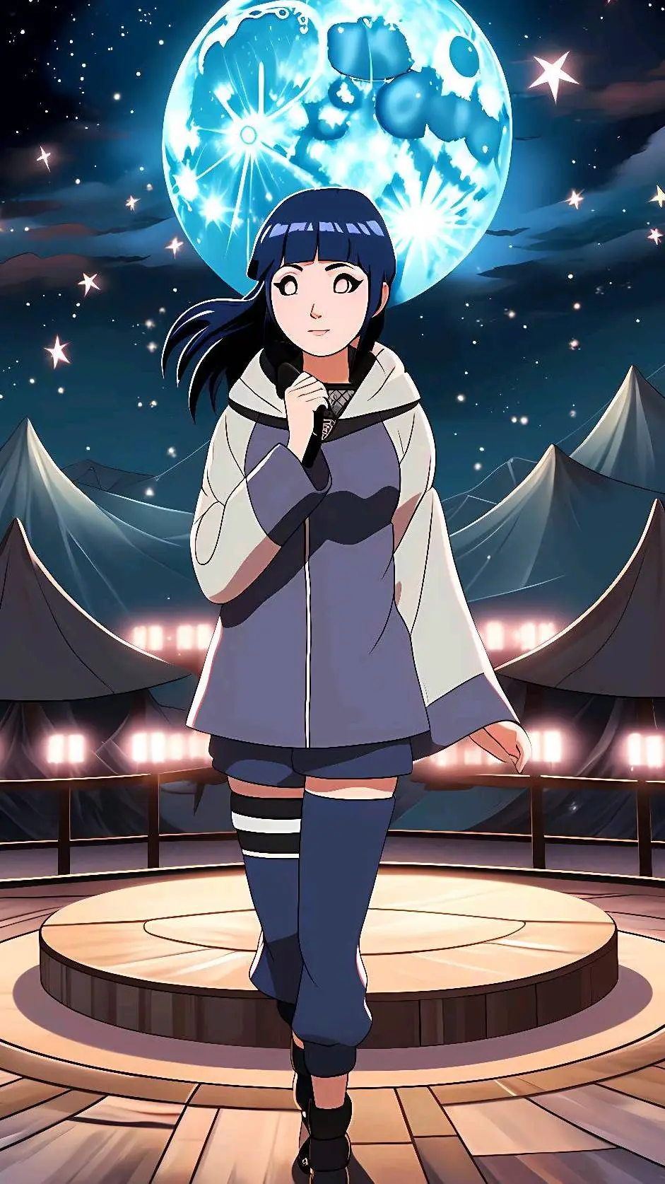 ai character: HinataHyuga background